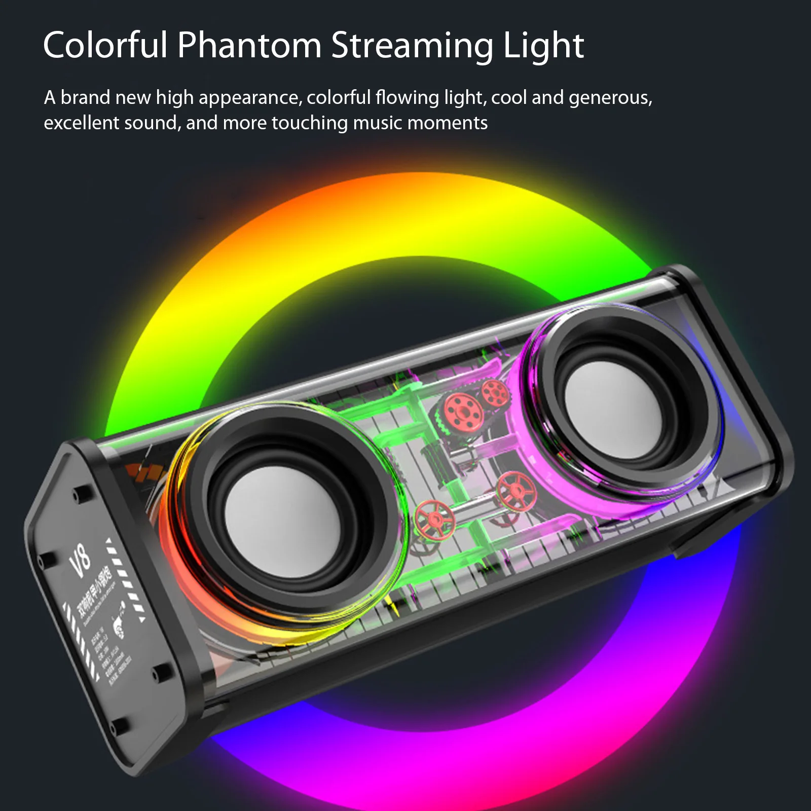 V8-K07-Transparent-Mecha-Music-Speakers-Bluetooth5-0-10W-Wireless-Stereo-Loudspeaker-3-LED-Light-Modes-3